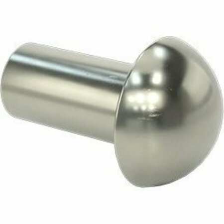 BSC PREFERRED Steel Domed Head Solid Rivets 3/16 Diameter for 0.281 Maximum Material Thickness, 175PK 97300A663